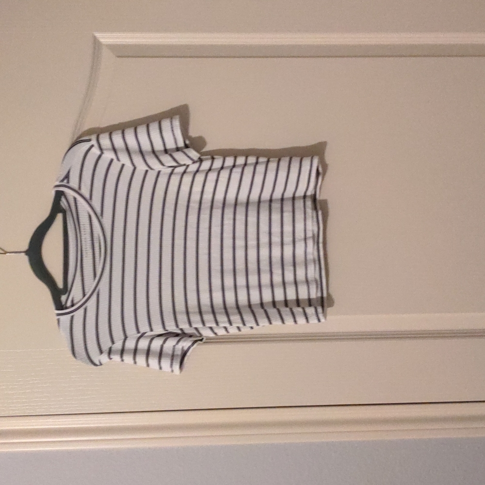 American Eagle Stripped Cropped Top